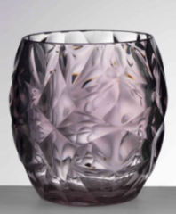 Venezia Füme Bardak H:9 cm Q: 7,5 cm
