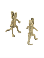 Candleholder Croco Medium h:22 cm 15x14 cm | Şamdan | Dekoratif Obje