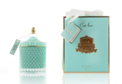 Su yeşili art deco mum L - Kokulu mum