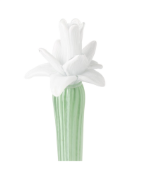 Candle Holder Dax Flower Light Green h:50 cm d:12 cm | Cam Vazo - Mumluk - Tlight