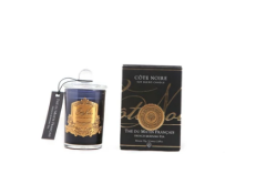 Siyah gold şeffaf vakum kapaklı mum 185gr Morning Tea - Kokulu mum