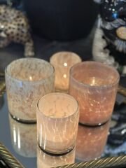Caldera Tealight Rose M 5x12x12 cm | Cam Tealight