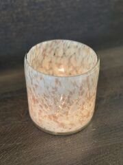 Caldera Tealight Rose - Cream M 5x12x12 cm | Cam Tealight