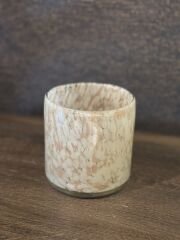 Caldera Tealight Rose - Cream M 5x12x12 cm | Cam Tealight
