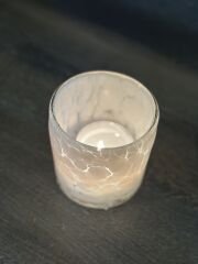Caldera Tealight Cream S 10X9 cm | Cam Tealight