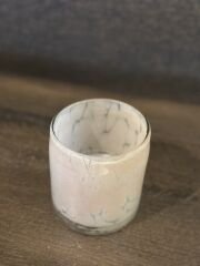 Caldera Tealight Cream S 10X9 cm | Cam Tealight