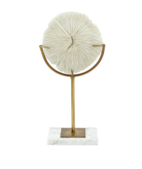 Coral disk+stand S 16x8x32 cm | Dekoratif Obje