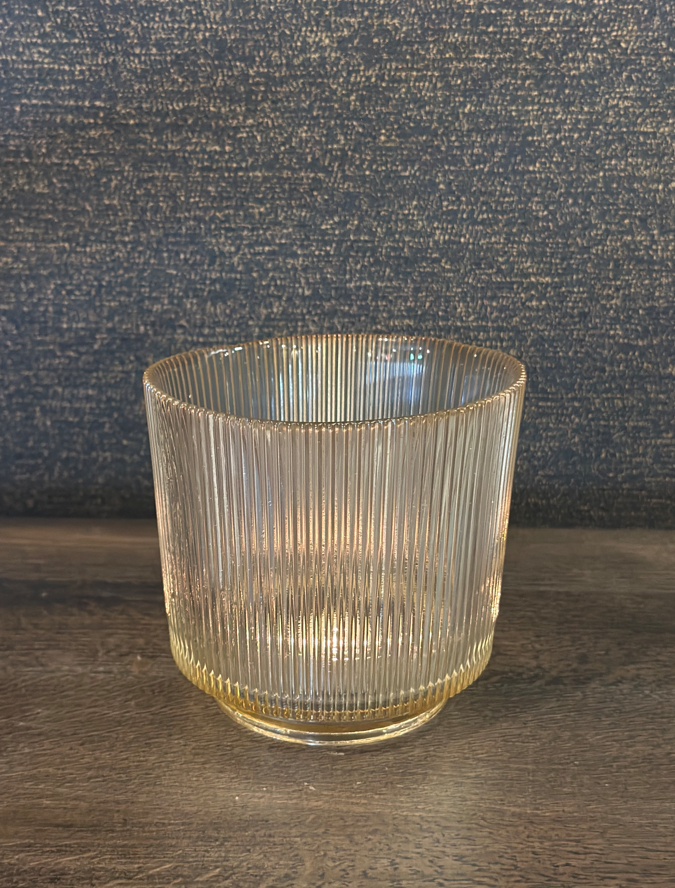 Teon Tealight M  14X15 cm Cream | Cam Tealight