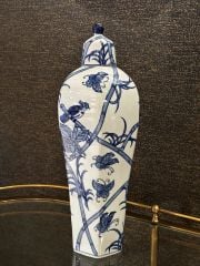 Vase Chinoiserie bamboo h:53 cm d:19 cm | Dekoratif Küp