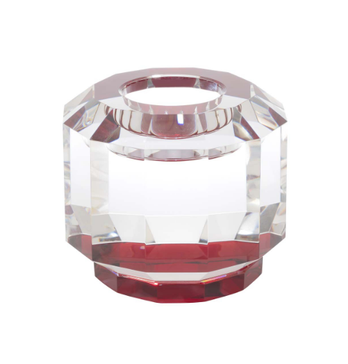 Candle Holder Crissy Red | Kristal Tealight
