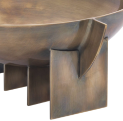 Bowl Bismarck vintage brass finish 30x11,5 cm | Pirinç Meyvelik - Obje