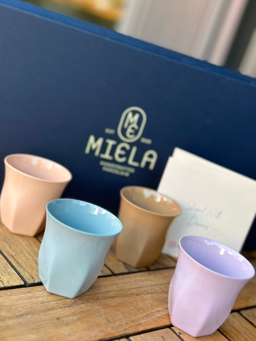 Dörtlü Set Espresso Pastel Seri | Kahve Fincanı