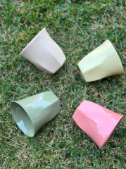 Dörtlü Lungo Set Pastel Seri | Kahve Fincanı