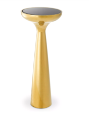 Lindos Parlak Gold Yan Sehpa Yüksek h:71,5 cm çap:29 cm | Yan Sehpa