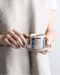 İkili Set Crystal | El Yapımı Kahve Fincanı