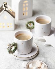 Yılbaşı Fincan | El Yapımı Kahve Fincanı