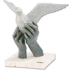 Allegory to peace 35*25*32 | Heykel - Büst