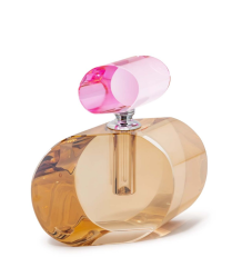 Perfume Bottle Sector Amber-Pink 16x4x15 cm | Kristal Şişe - Esanslık