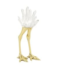 Deco Feet Lixus 15x13x34 cm | Kristal Quartz Taşlı Dekoratif Obje