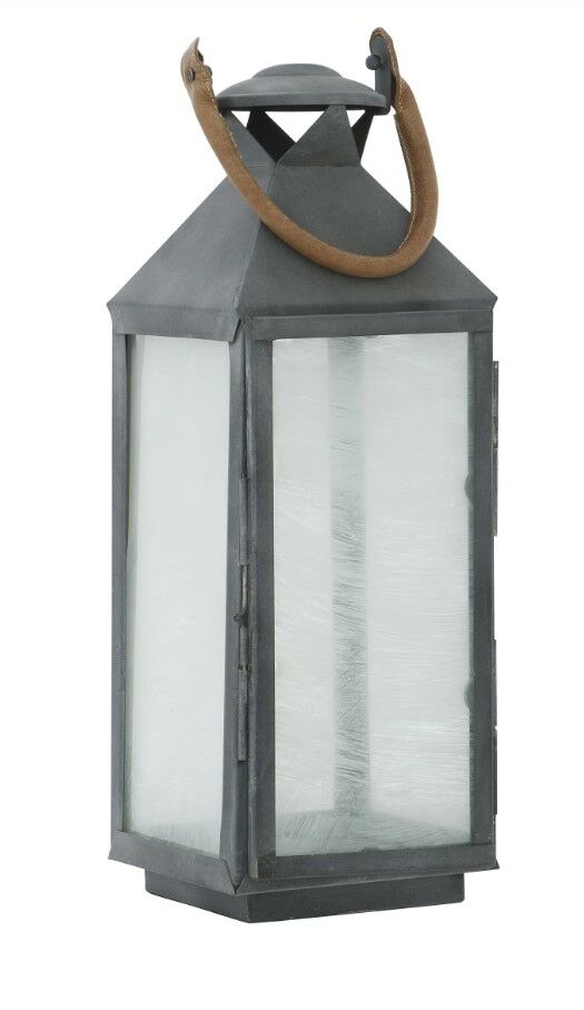 Hurricane Vanini with Leather Handle Zinc fin 18x18x67 cm | Fener