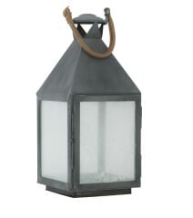 Hurricane Vanini with Leather Handle Zinc fin 24x24x67 cm | Fener
