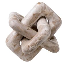 Object Eras Brown Marble (117215) 22x21,5cm h:13 cm  | Mermer Dekoratif Obje