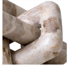 Object Eras Brown Marble (117215) 22x21,5cm h:13 cm  | Mermer Dekoratif Obje