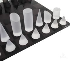 Chess Set Plexıglass / Smokey Grey 30x30 cm | Satranç Takımı