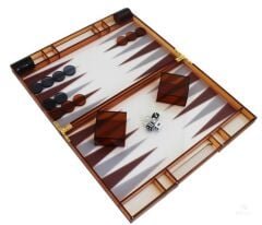 Backgammon/Set Plexi 41x27x5 cm | Tavla Seti
