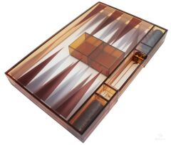 Backgammon/Set Plexi 41x27x5 cm | Tavla Seti