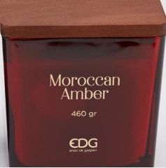 Candle Moroccan Amber H:11,5 cm 460 gr | Kokulu Mum