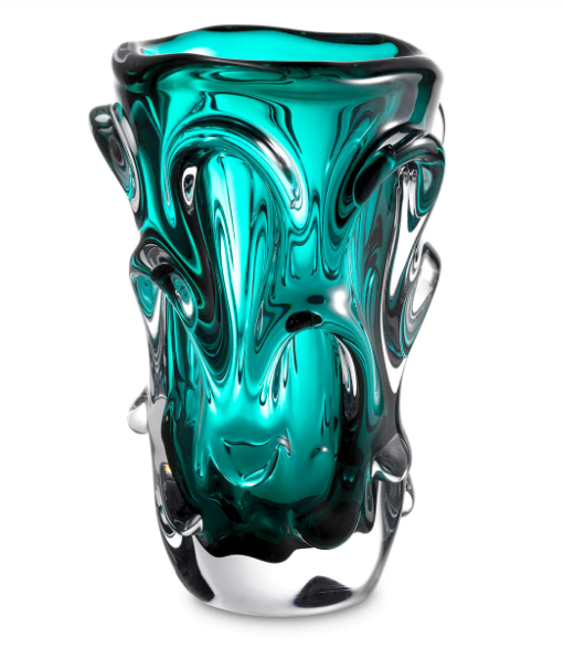 Vase Aila L blue 20x31 cm | Vazo | Mumluk