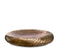 Bowl Sandrini Vintage Brass Finish d:30 cm h:5 cm | Pirinç Dekoratif Obje