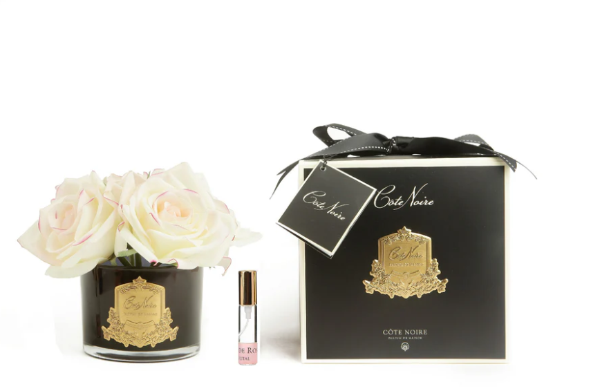 Ekru Pembe beş güllü siyah gold koku | Oda Kokusu