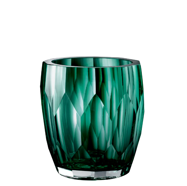 Vase marquis green 12x14 cm | Vazo - Mumluk