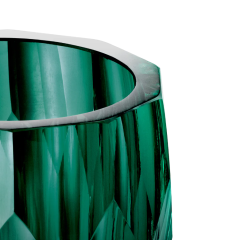 Vase marquis green 12x14 cm | Vazo - Mumluk