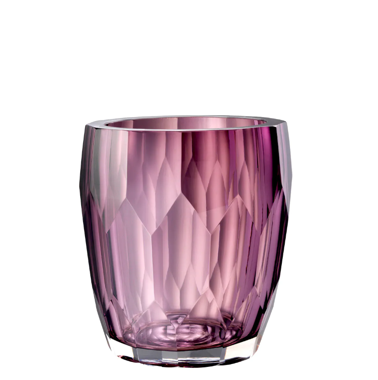 Vase marquis purple 12x14 cm | Vazo - Mumluk