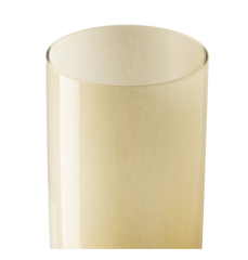 Vase Yu Bicol Cream/Violet h:28,5 cm d:12 cm | Vazo- Mumluk