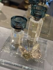 Candle Holder Pierre h:15 cm d:7,5 cm | Kristal Mumluk - Şamdan