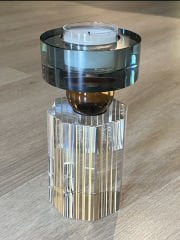 Candle Holder Pierre h:15 cm d:7,5 cm | Kristal Mumluk - Şamdan