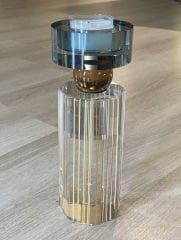 Candle Holder Pierre h:20 cm d:7,5 cm | Kristal Mumluk - Şamdan