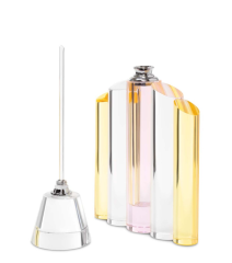 Perfume Bottle Pıpe h:19 12,5x5 cm | Kristal Esanslık -Şişe