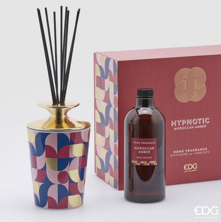 Perfumer Bottle Hypnotic 900 ml + sticks h:19 cm | Oda Kokusu