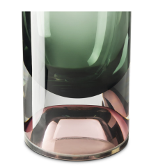 Vase Yu Cold Small Violet/Green h:20,5 cm d:12 cm | Cam vazo