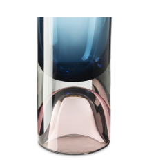 Vase Yu Cold Violet/Blue h:36,5 cm d:10 cm | Cam vazo