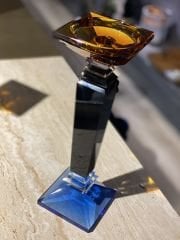 Candle holder Diva h:28 cm 9x9 cm | Kristal Şamdan