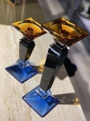 Candle holder Diva h:28 cm 9x9 cm | Kristal Şamdan