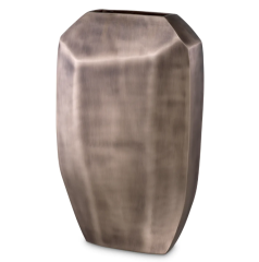 Vase Linos L mat nickel finish 13x30,5x51 cm | Vazo