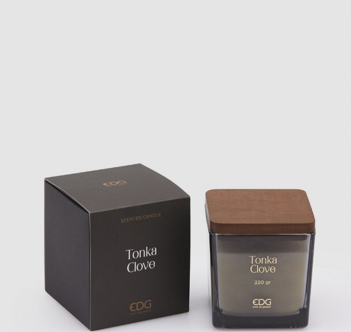 Candle Tonka Clove H:9,5 cm 220 gr | Kokulu Mum