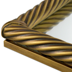 Tray Salvi Rectangular S 60x40x5 cm | Dekoratif Pirinç Tepsi